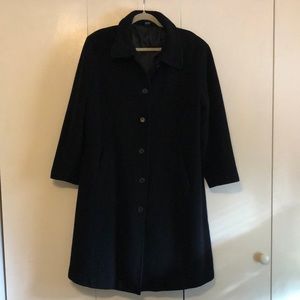 Lands’end. 100% wool warm coat. Size 18W.